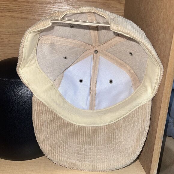 Vintage US Treasury Credit Money System Abraham Lincoln Corduroy Snapback Hat - Picture 8 of 8